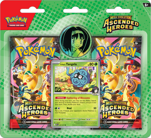 Pokemon | Ascended Heroes | 2 Pack Blister | Erika