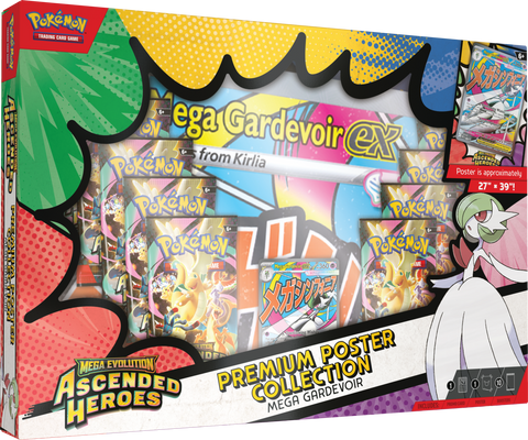 Pokemon | Ascended Heroes | Premium Poster Collection | Mega Gardevoir