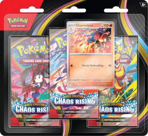 Pokemon | Chaos Rising | 3 Pack Blister