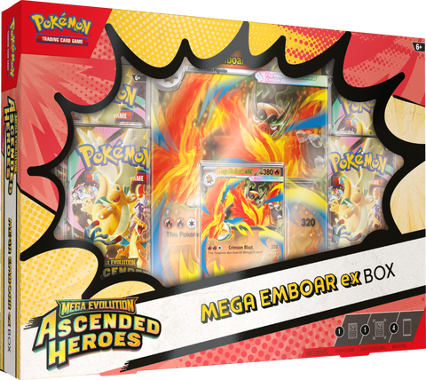 Pokemon | Ascended Heroes | Mega Emboar ex Box