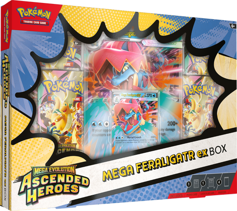 Pokemon | Ascended Heroes | Mega Feraligatr ex Box