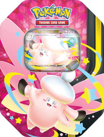 Pokemon | Mega Moonlit Tin - Mega Gengar & Mega Clefable ex Bundle (1 of each)