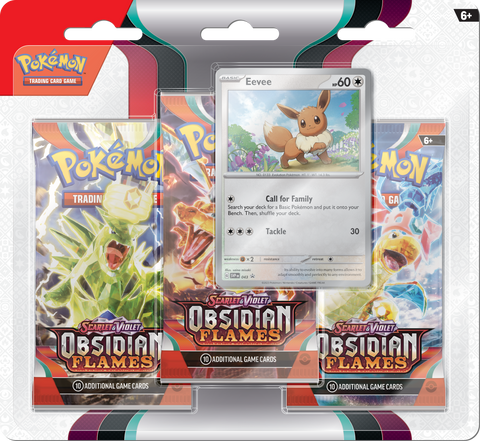 Pokemon | Obsidian Flames | 3 Pack Blister | Eevee