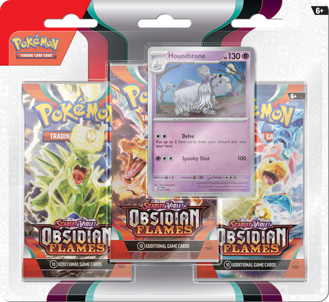 Pokemon | Obsidian Flames | 3 Pack Blister | Houndstone