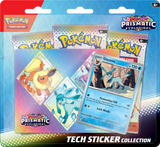 Pokemon | Prismatic Evolutions | Tech Sticker Collection