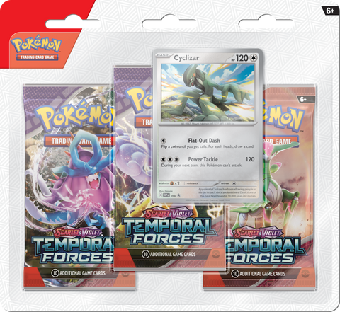 Pokemon | Temporal Forces | 3 Pack Blister | Cyclizar