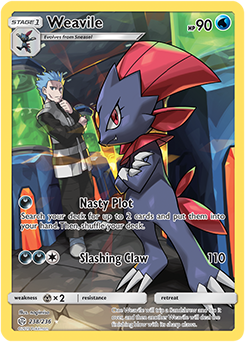 Cosmic Eclipse - 238/236 - Weavile Secret Rare