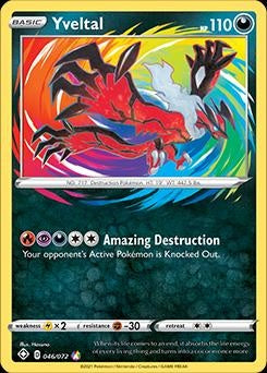 Shining Fates -46/72 - Yveltal Amazing Rare