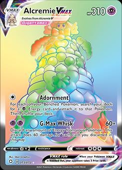 Shining Fates -73/72 - Alcremie Vmax Rainbow Rare