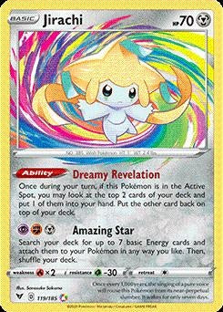 Vivid Voltage - 119/185 - Jirachi Amazing Rare