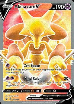 Vivid Voltage - 172/185 - Alakazam V Full Art