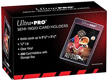 Ultra Pro - Semi-Rigid Card Holders - 1/2 Inch Lip