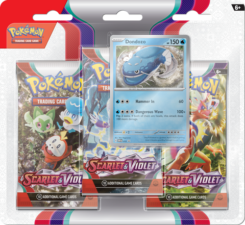 Pokemon | Scarlet & Violet | 3 Pack Blister | Dondozo