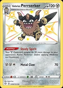 Shining Fates -SV087/SV122 - Galarian Perrserker