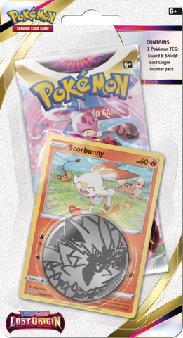 Pokémon | Lost Origin | Checklane Blister - Scorbunny
