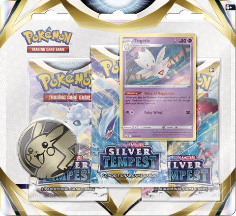 Pokemon | Silver Tempest | 3 Pack Blister | Togectic