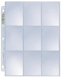 Ultra Pro Binder Pages 9 Pockets Platinum Series 100ct